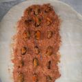 Trenza de hojaldre con atún y mejillones