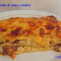 Lasaña de verduras y carne
