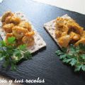 TOSTA DE CHAMPIÑONES EN SALSA KORMA