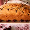 Plum cake  o pan de nueces y arándanos.