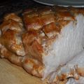 Lomo en adobo de naranja y salsa barbacoa