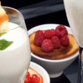 Batido helado de cuajada con galletas
