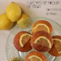 Cupcakes de yogur de limón con glaseado de limón