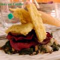 MILHOJAS DE TEMPURA DE PENCAS DE ACELGAS,[...]