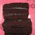 BIZCOCHO DE CHOCOLATE RELLENO DE TRUFA
