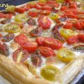 Tarta de tomates cherry