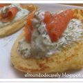Blinis rusos con Salmón ahumado -Thermomix
