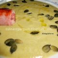 Crema de judías verdes con pincho de butifarra[...]