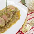 Solomillo de cerdo con cebolla confitada y[...]