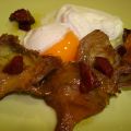 Alcachofas confitadas con miel