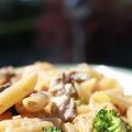 pasta con sardinas / Pasta mit Sardinen
