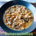 GARBANZOS CON PISTO Y MAJADO DE ALMENDRA