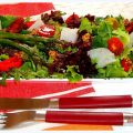 Ensalada con bacalao, trigueros, y vinagreta de[...]