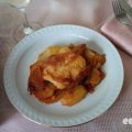 Bacalao al horno con Brandy