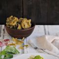 Tagliatelle de espinacas con ricota