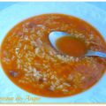 SOPA DE ARROZ Y JAMÓN (Olla GM)