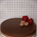 Tarta de tres chocolates