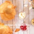 tulipas de barquillo para helados