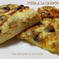 Pizza a la carbonara