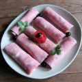 FALSOS CANELONES DE JAMÓN COCIDO, QUESO Y[...]