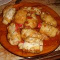 Rollitos de pechuga de pollo rellena de surimi[...]