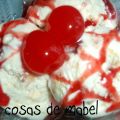 HELADO DE TARTA DE QUESO CON MERMELADA