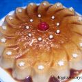 Flan de turrón