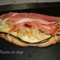 TOSTA DE BERENJENA Y CEBOLLA