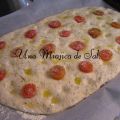 FOCACCIA DE ORÉGANO Y ALBAHACA