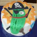 Tarta Pepino Pirata
