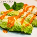Hojas de repollo rellenas de ternera