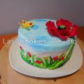 Tarta Amapola en 3D
