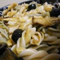 Tirabuzones con berenjena asada y aceitunas[...]