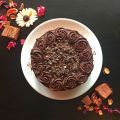 Tarta de naranja y chocolate