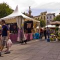 Gastronomía y artesanía en plaza Bib Rambla,[...]