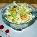 Ensalada de col con queso feta