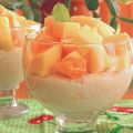 POSTRE DE MANGO, LECHE DE COCO Y SÉMOLA