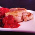 Solomillo con frutas rojas