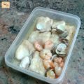 Merluza a la vasca. Preparación