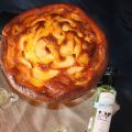 Postre: Bizcocho de manzana con licor de leche