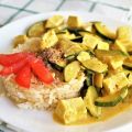 Curry de verduras con leche de coco