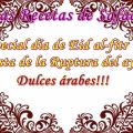 Especial Dulces de eid al-fitr y una pincelada[...]