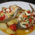 Receta: Abadejo en salsa primavera