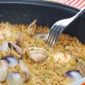 Paella de fideos