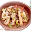 CAZUELA DE CIGALAS Y GAMBAS ROJAS CON AJOS[...]