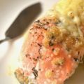 Salmón al horno con patatas estilo provenzal