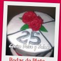 TARTA BODAS DE PLATA