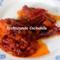 Zapatero con pimiento choricero, cebolla y[...]