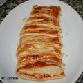 Receta: Trenza de hojaldre con salmón y queso.