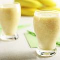 Licuado de plátano fresco